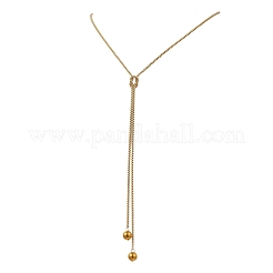 Lariat-Halsketten aus Edelstahl 304&nbsp;NJEW-JN05887