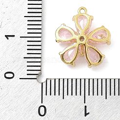 Ottone micro spianare pendenti zirconi&nbsp;KK-S514-02C-G
