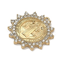 Colgantes de acero inoxidable 304 y rhinestone&nbsp;STAS-G371-09A-01G