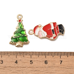 Noël alliage thème pendentifs émail&nbsp;FIND-M039-01A