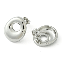 Pendientes de latón chapado en rack&nbsp;EJEW-S222-01P-O