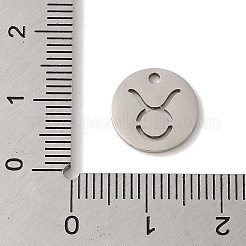 Anlaufgeschützte Charms aus Edelstahl 201&nbsp;STAS-E217-10P-02