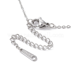 Collane con ciondolo in legno staccabile ghiande&nbsp;NJEW-JN04625-01