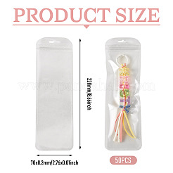 50 sacchetto richiudibile in plastica PP satinata per la conservazione dei cinturini degli orologi.&nbsp;ABAG-TADJ0003-01G