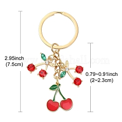 Portachiavi in lega di resina e strass&nbsp;X1-KEYC-YW00141-01
