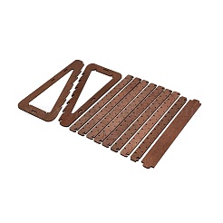 5-stufiger Ohrringständer aus Holz in Dreiecksform&nbsp;ODIS-K004-03