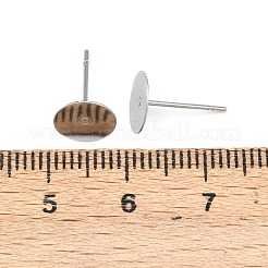 Orecchini a perno tondo piatto in acciaio inossidabile 304 resistenti all'ossidazione&nbsp;STAS-S028-37