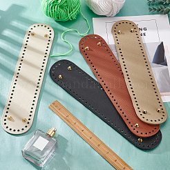 4 fond de sac ovale en cuir PU 4 couleurs&nbsp;FIND-PH0004-60