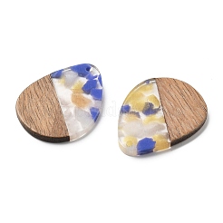 Pendentifs en résine et noyer&nbsp;FIND-R051-04B