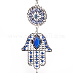 Décorations de pendentif mauvais œil au chalumeau faites à la main&nbsp;HJEW-C001-07