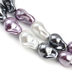 Chapelets de perles en verre électrolytique &nbsp;GLAA-H039-07G