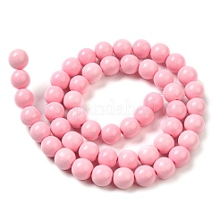 Synthetik Meer weißer Jade Perlen Stränge&nbsp;G-S254-4mm-B01