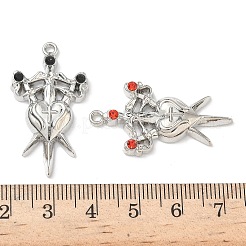 Legierung rhinestone-anhänger&nbsp;FIND-L023-08P