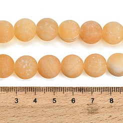 Brins de perles de calcite jaune naturelle&nbsp;GG-CBAA3AB-03-12mm