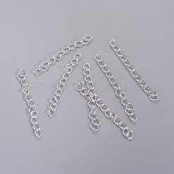 Eisenenden mit Twist Chain Extension für Halskette Fußkettchen Armband&nbsp;CH-CH017-S-5cm
