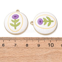 Pendentifs en alliage imprimé écologique plaqués&nbsp;AL-CBAE25B-01C-G