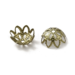 Placcatura ionica (ip) 304 acciaio inossidabile fiore perline fantasia tappi&nbsp;STAS-G085-16AB