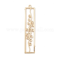 Cremagliera pendenti in filigrana d'ottone placcatura&nbsp;KKC-K001-17KCG
