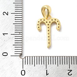 925 pendentifs en argent sterling avec micro pavé de zircone cubique transparent&nbsp;LS-STER-Z012-06G-07
