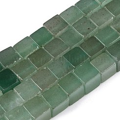 Natürlichen grünen Aventurin Perlen Stränge&nbsp;G-T139-8x8-36A