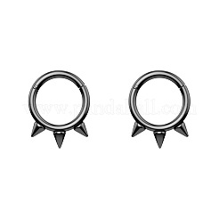 Orecchini a 3 punta in acciaio chirurgico 316l per cartilagine&nbsp;WG02E4B-02