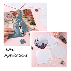 4 stücke 4 stil papier hitzepresse thermische transfer bastelpuzzle&nbsp;DIY-TA0003-58A