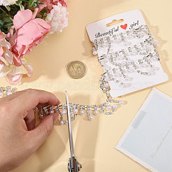 Runde Kristallglas-Strass-Becherketten&nbsp;DIY-GL0005-74