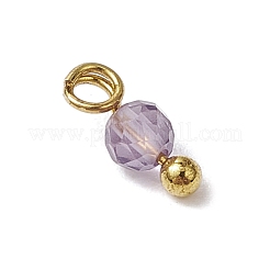 7 stücke 7 arten natürliche rote jaspis & tigerauge & rosenquarz & aventurin & magnesit & lapislazuli & amethyst facettierte runde charme&nbsp;PALLOY-JF03452