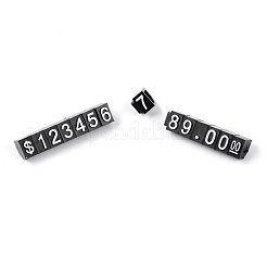 Étiquette de prix ajustable cube d'affichage de prix abs&nbsp;ODIS-WH0018-85B