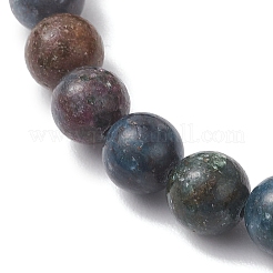 Pulseras elásticas con cuentas de zafiro natural para mujer&nbsp;BJEW-JB13081