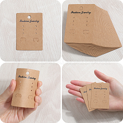 200 Stück Ohrring-Displaykarten aus Kraftpapier&nbsp;CDIS-SP0001-17