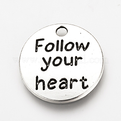 Pendentifs en alliage de style tibétain&nbsp;TIBEP-Q078-21AS-RS