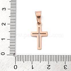 Ionenplattierung (IP) 304 Edelstahlanhänger&nbsp;STAS-H453-03RG