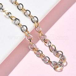 Pulseras de cadena rolo de acero inoxidable 304 para mujer&nbsp;BJEW-Z152-01GP