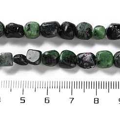 Natürliche Rubin in Zoisit Perlen Stränge&nbsp;G-P497-01C-50