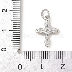 Ottone micro spianare pendenti zirconi&nbsp;KK-G544-17P
