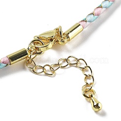 Fabrication de colliers tressés en cordon polyester&nbsp;MAK-L043-03G-09