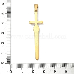 Grands pendentifs en acier inoxydable 304&nbsp;STAS-F336-20G