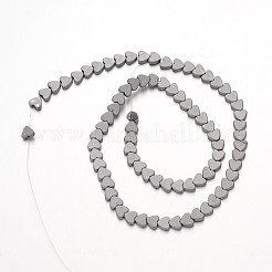 Electroplate non magnetici ematite sintetico fili di perline&nbsp;G-F300-23C-F01