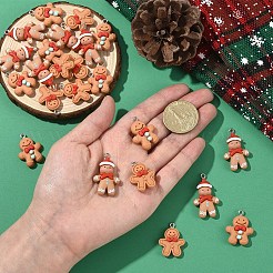 15 stücke 3 stile weihnachten undurchsichtige harz anhänger&nbsp;RESI-YW0004-76
