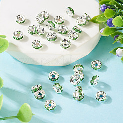 Perline distanziali in strass in ottone 30 pz 2 colori&nbsp;RB-TA0001-29E