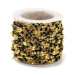Catene di perline fatte a mano in ottone&nbsp;CHC-P011-B01-G