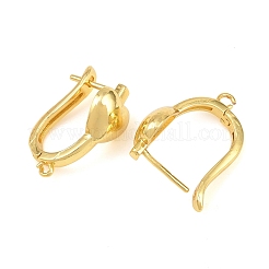 Accessoires de boucle d'oreilles en laiton&nbsp;KK-K340-40G