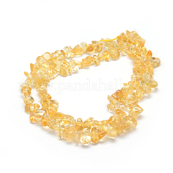 Natürlichen Citrin Perlen Stränge&nbsp;X-G-P332-51