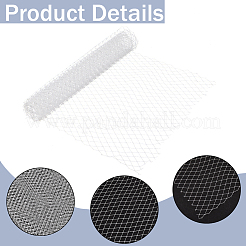 Velo di organza di poliestere a rete con occhi grandi&nbsp;DIY-WH0028-94B