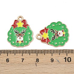 Noël pendentifs émail en alliage&nbsp;FIND-I067-02KCG-11