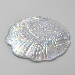 Piatto per gioielli in vetro a forma di conchiglia&nbsp;AJEW-WH0513-01A