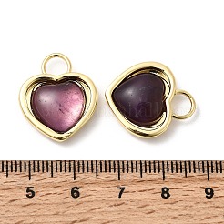 Natürlichen Amethyst Edelsteinanhänger&nbsp;KK-Z137-03G