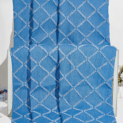 Fibra de algodón con patrón de rombos&nbsp;AJEW-WH0481-660