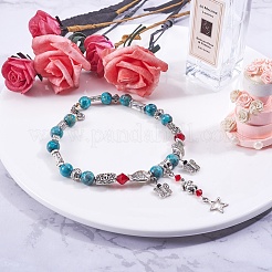 Tibetan silver alloy spacer beads&nbsp;TIBE-PH0004-88